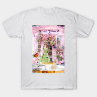 Peggy Porschen bakery in London, watercolor T-Shirt